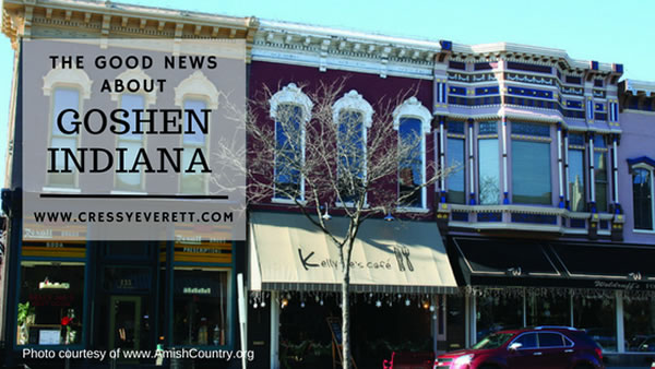 Downtown Goshen - Photo credit:  Amishcountry.Org